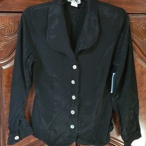 JKS Designs Black Blouse Size P